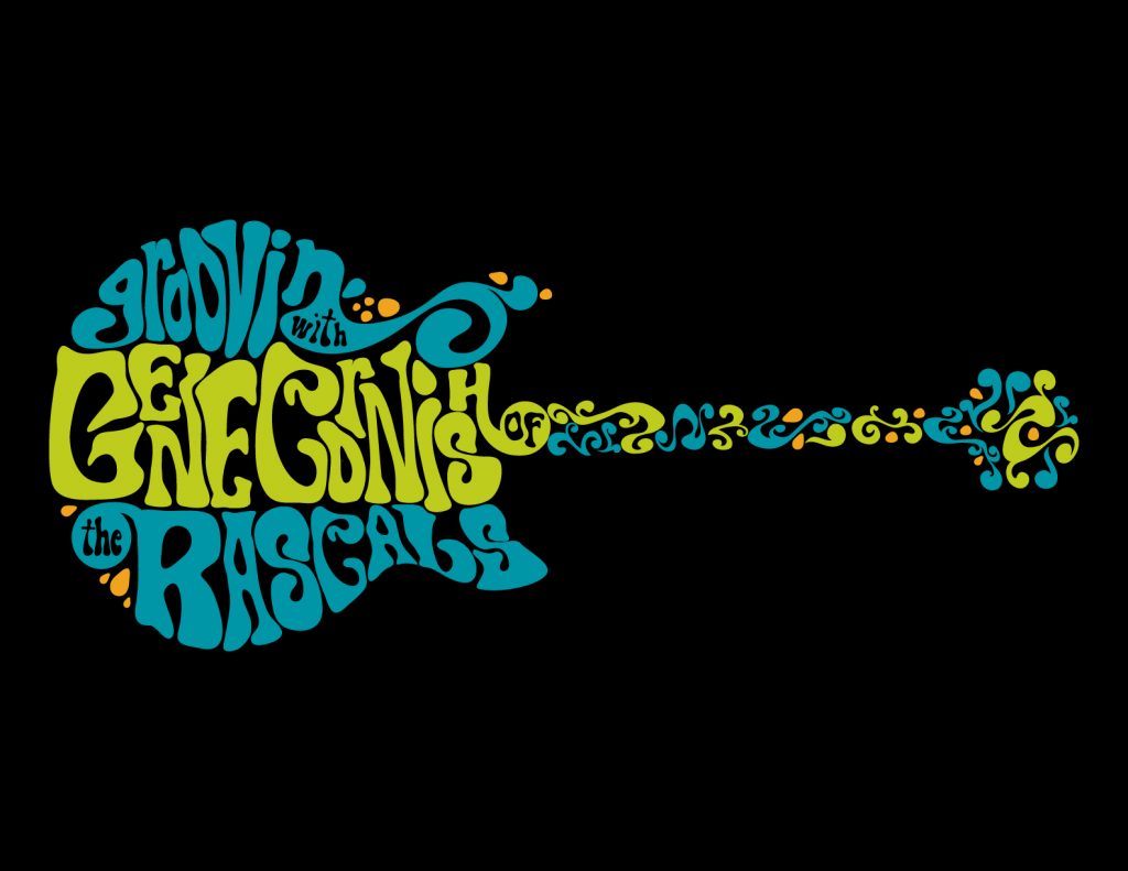 Logo Design for Groovin' with Gene Cornish of The Rascals, 2017