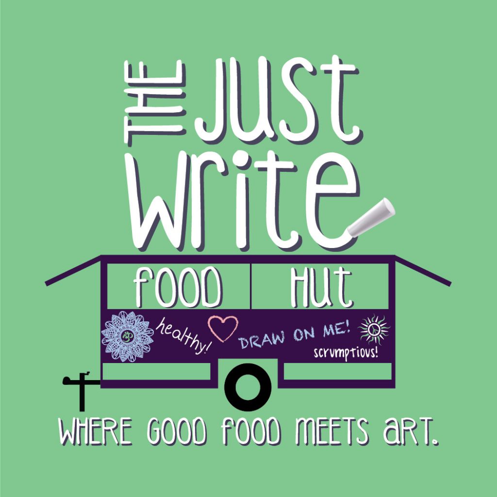 Stickers for Just Write Food Hut
