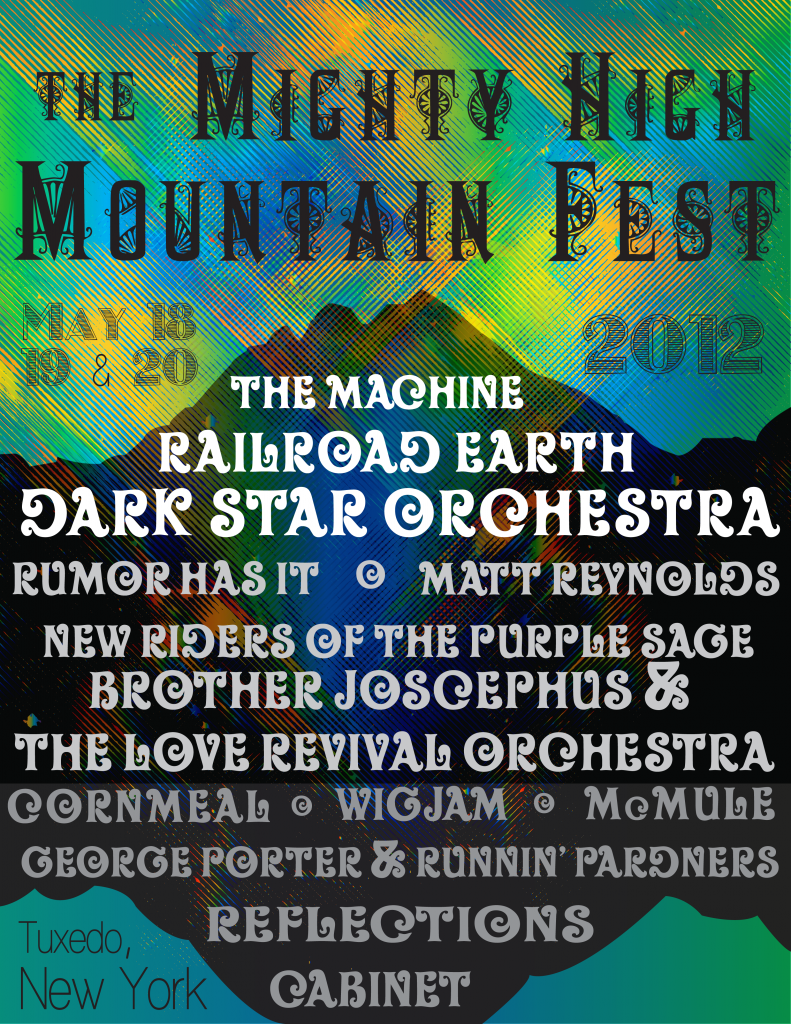 Mighty High Mountain Festival Poster, 2012