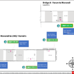 Sample of Interior Freestanding Signage for Caesars Forum Design