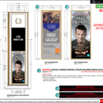 Sample of Interior Freestanding Signage for Caesars Forum Design