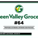 Sample of Signage for Green Vally Grocery