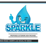 Sample of Conceptual Signage for Sparkle Car Wash