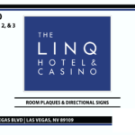 Sample of Signage for The Linq